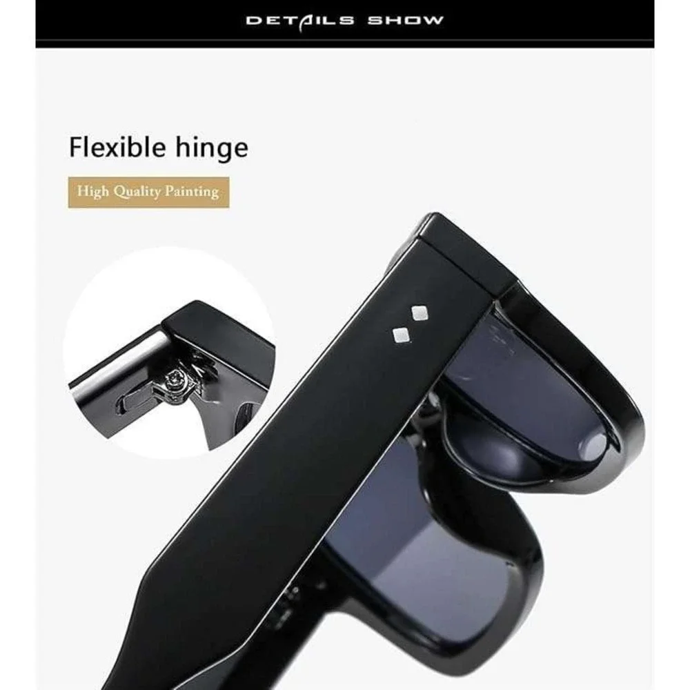 Men's Sunglasses Classic Gazelle Hip Hop Flat Top Cholo Swag Square Street Cholo